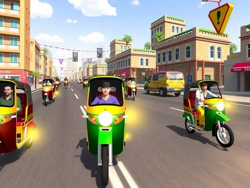 Rickshaw Rush Gali Gameplay